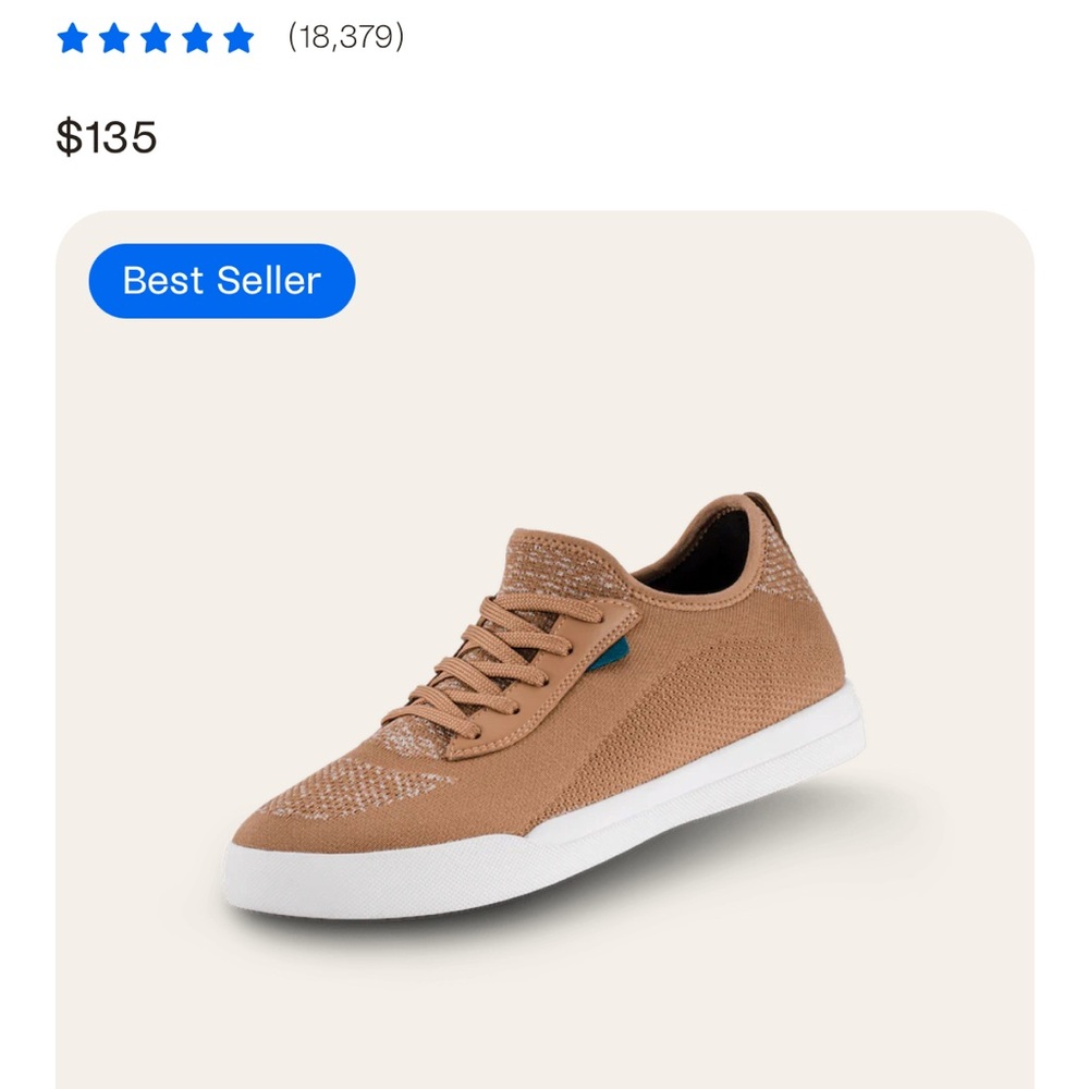 Vessi weekend waterproof women’s size 8 shoe sneaker